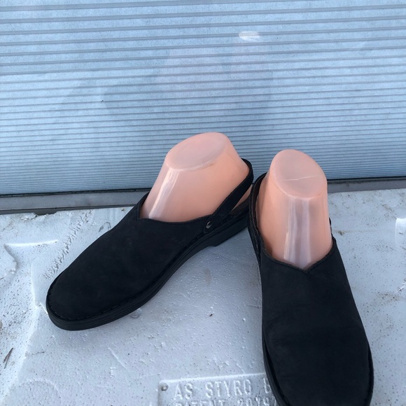 JOSEF SEIBEL Black Leather Comfort Air Massage Slingback Mules Size US 8.5 - Picture 10 of 15